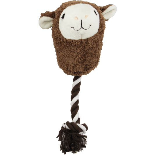 Pawise Alpaca Doll With Rope - all for animals
