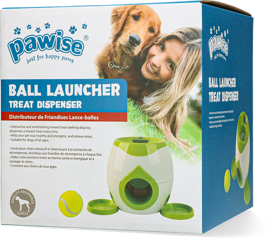 Pawise Ball Launcher Treat Dispenser - all for animals