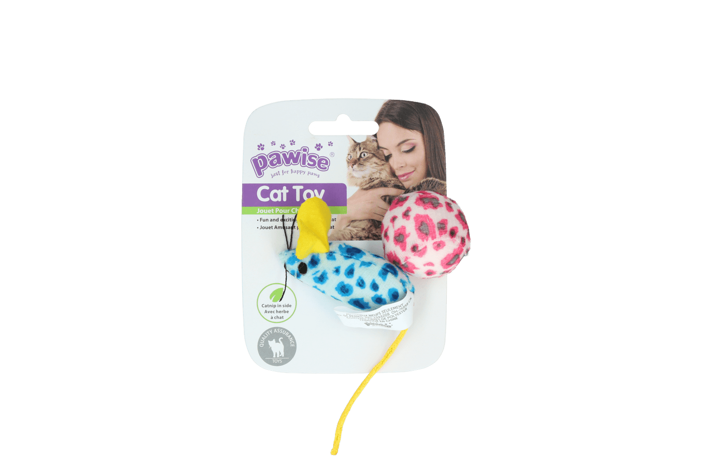 Pawise Cat Toy - Mice & Ball - all for animals