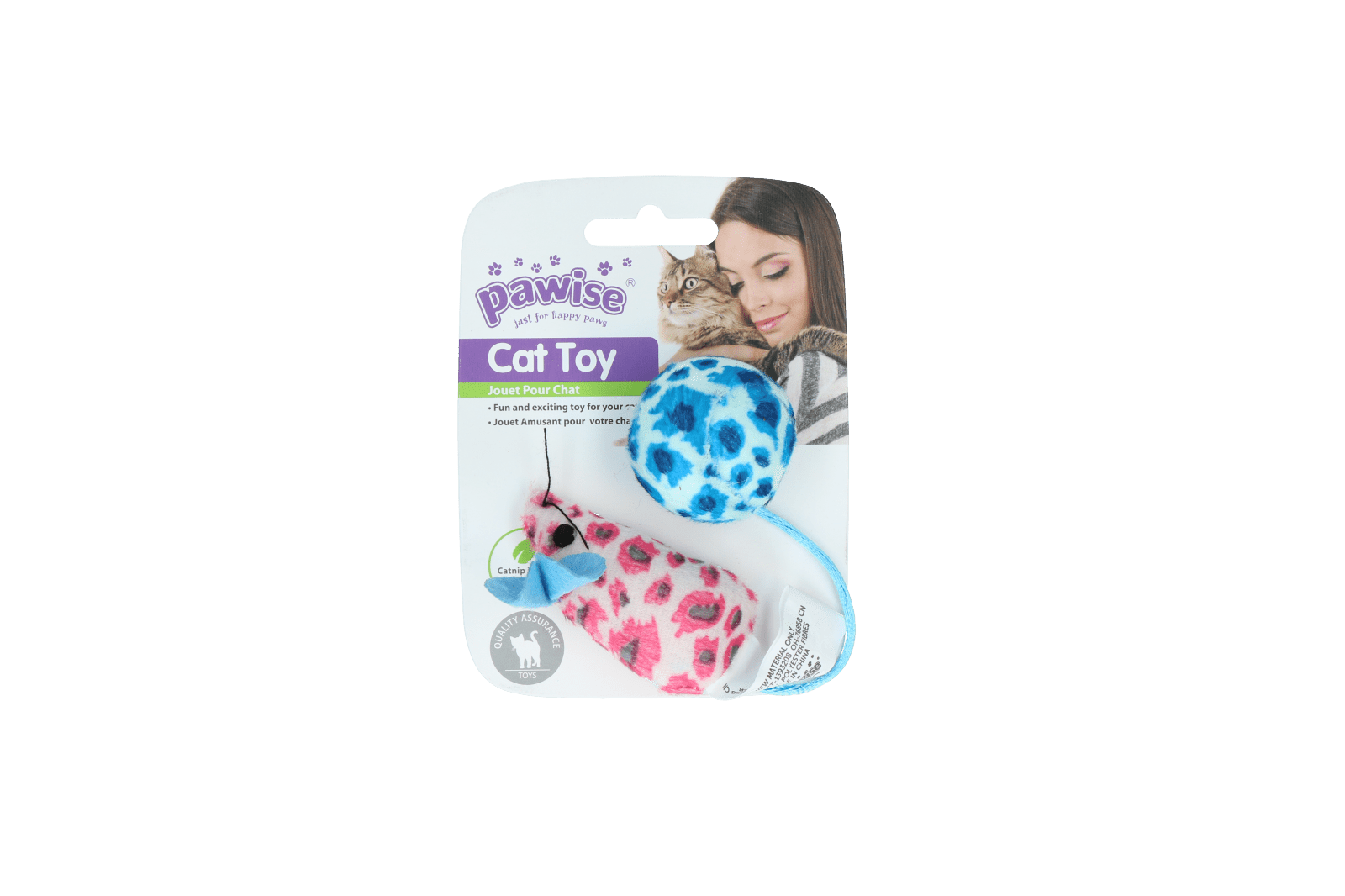 Pawise Cat Toy - Mice & Ball - all for animals