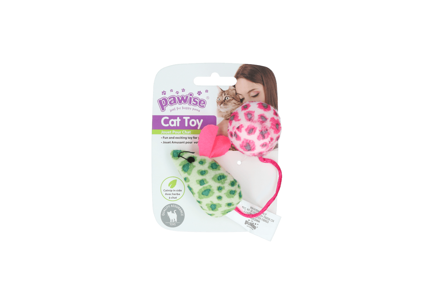 Pawise Cat Toy - Mice & Ball - all for animals