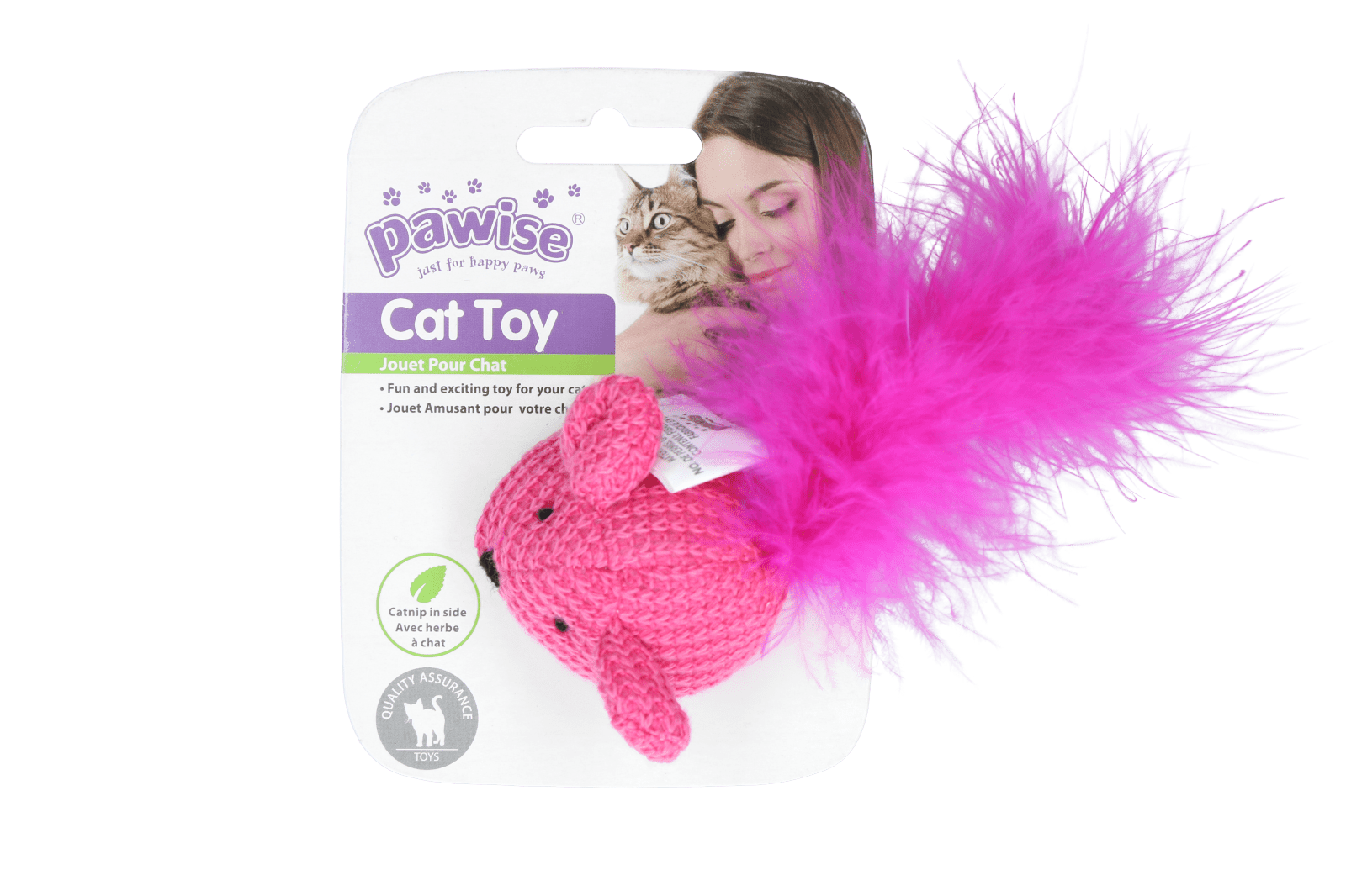Pawise Cat Toy Wool Mouse - all for animals