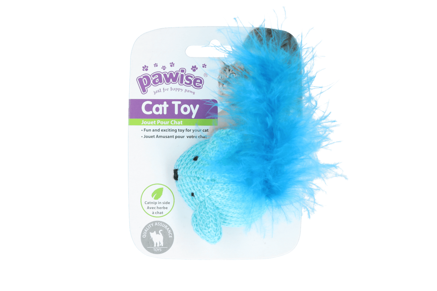 Pawise Cat Toy Wool Mouse - all for animals