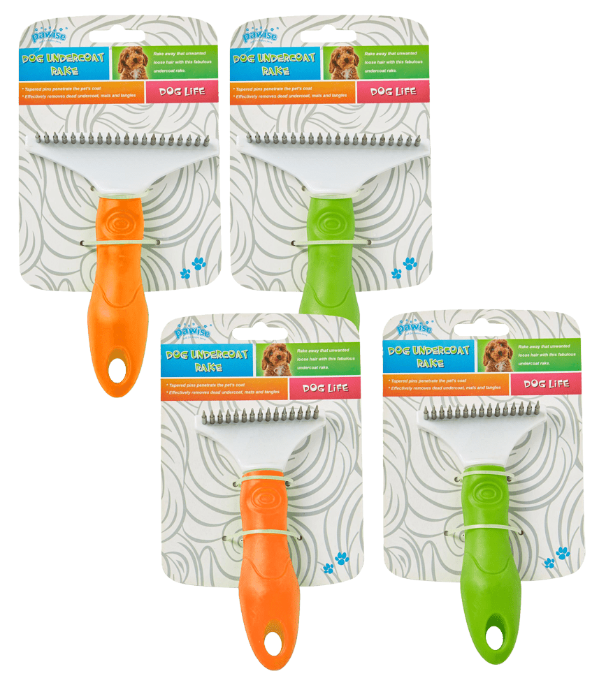 Pawise Dog Undercoat Rake L - all for animals