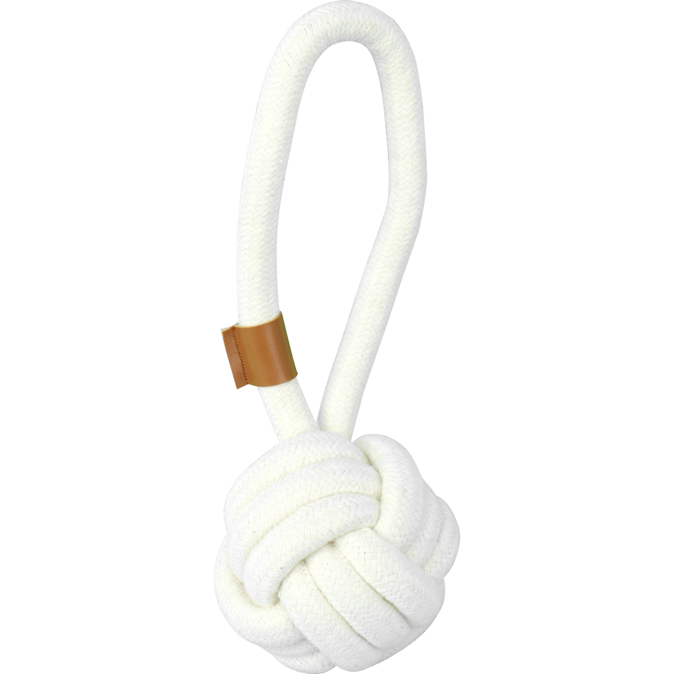 Pawise Premium cotton toy Ball with Handle - all for animals