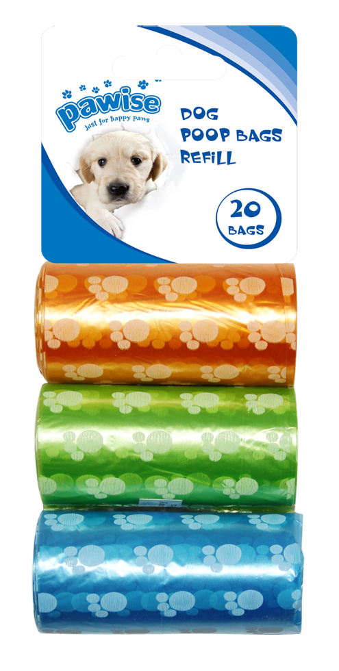 Pawise Refill Poop Bag 3 - Pack - all for animals