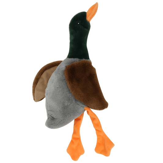 Pawise Stuffless Duck With Big Squeaker - all for animals