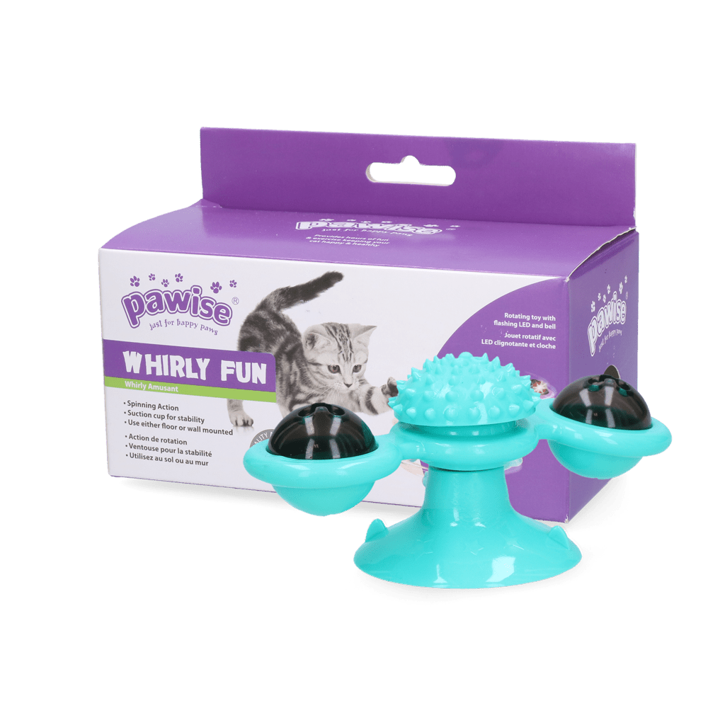 Pawise Twirly Whirly Cat Toy - all for animals