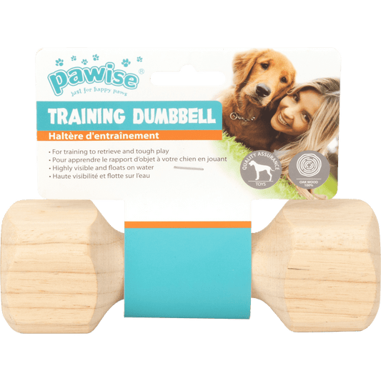 Pawise Wooden retrieving dumbbell - all for animals