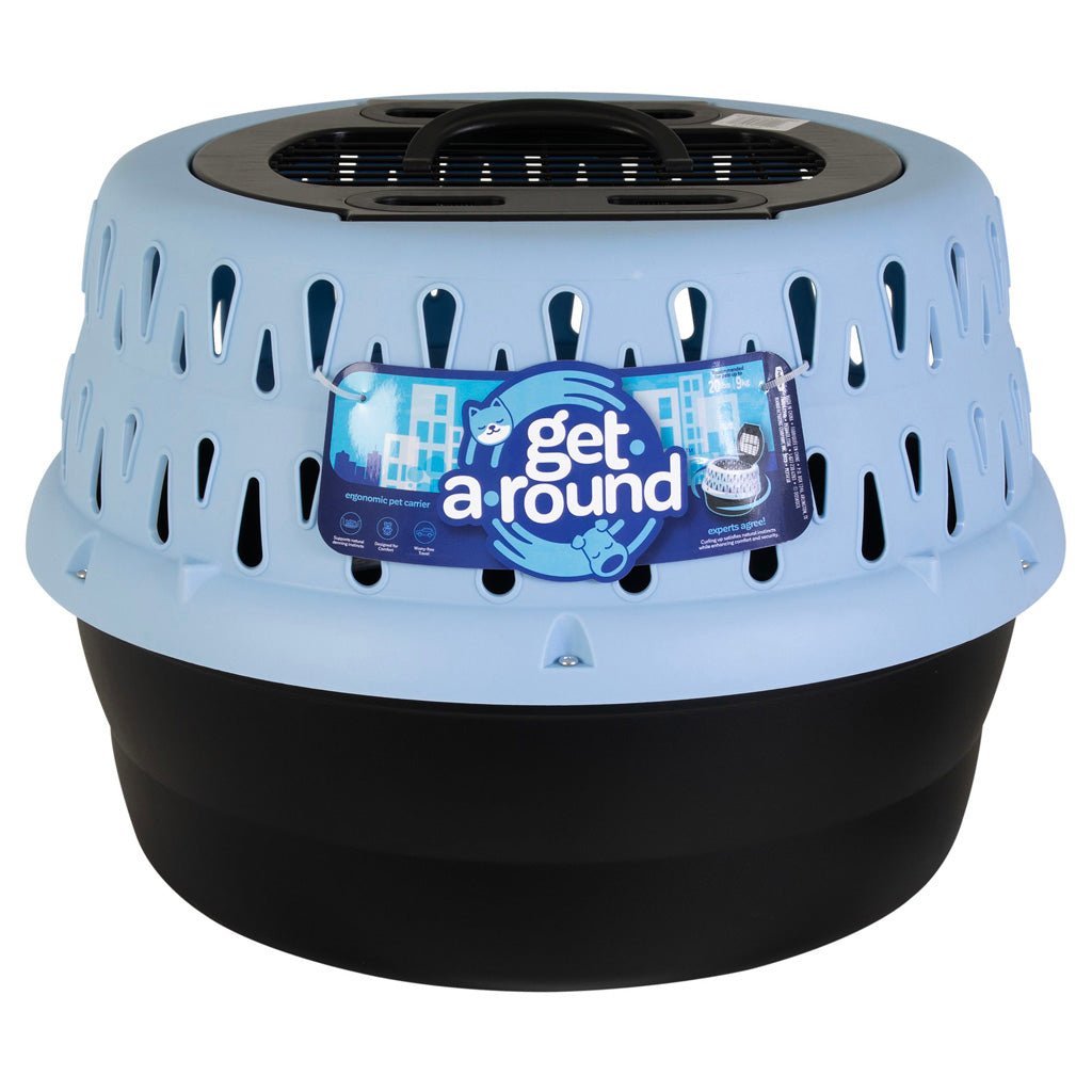 Petmate Get - A - Round Kennel For Cats Blue - all for animals