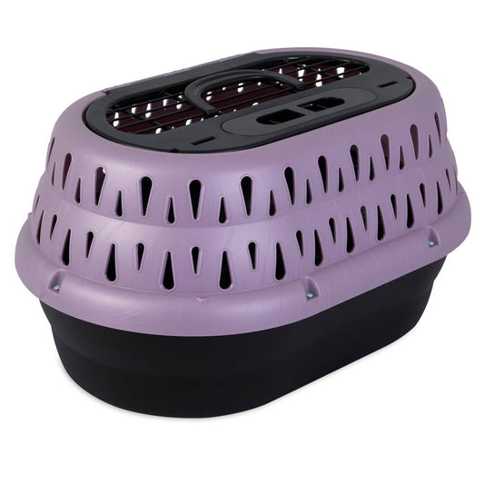 Petmate Top Load Cat Kennel Pearl Bubble Grape - all for animals
