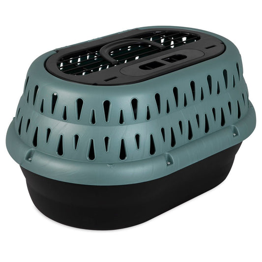 Petmate Top Load Cat Kennel Pearl Green Frost - all for animals
