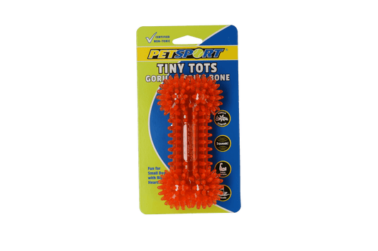 Petsport Tiny Tots Gorilla Spiky Bone Assorti - all for animals