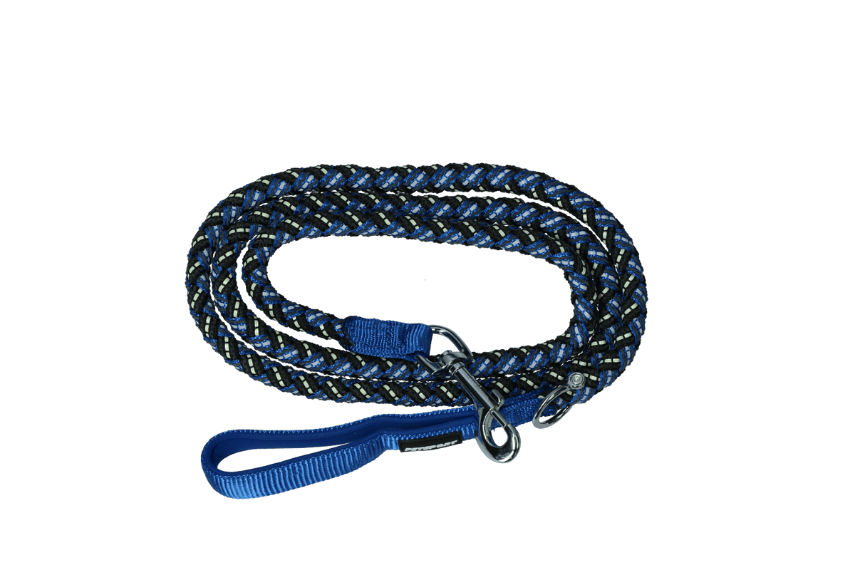 Petsport Triple Safe Leash Blauw 1,8 m - all for animals