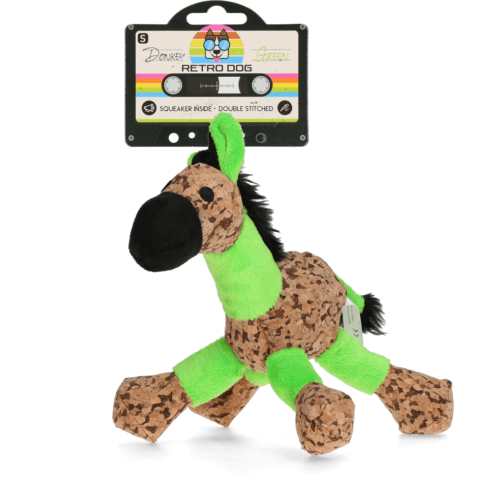 Retrodog Donkey Groen - all for animals
