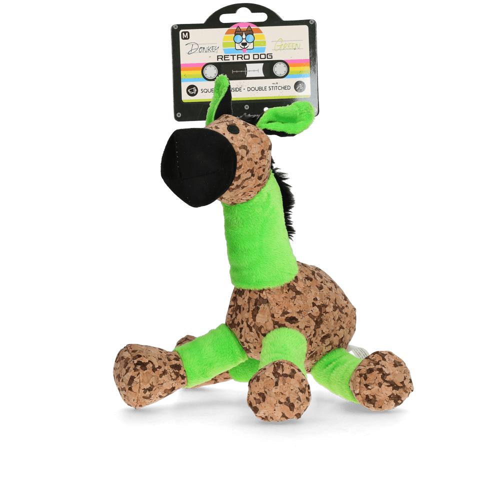 Retrodog Donkey Groen - all for animals