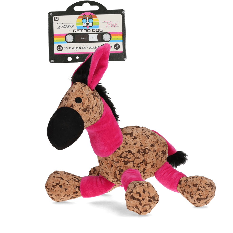 Retrodog Donkey Roze - all for animals