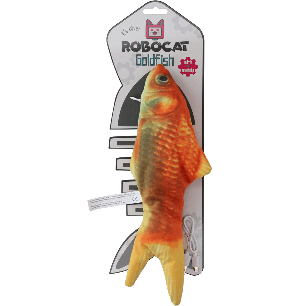 Robocat Goudvis - all for animals