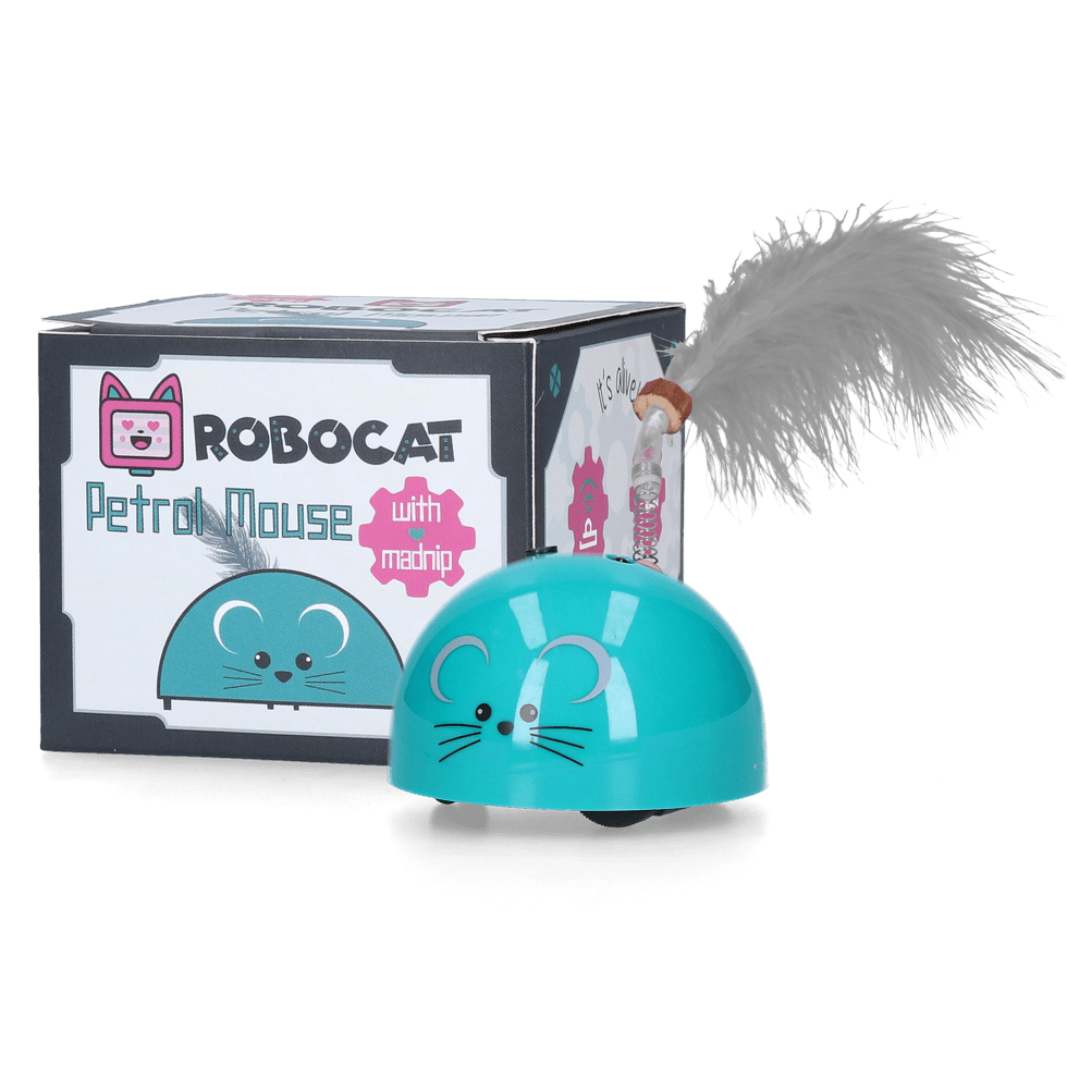 Robocat Muis Petrol - all for animals