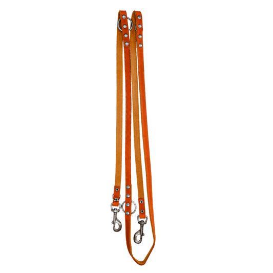 Spotted! Pro Leren Trainingslijn Cognac 2 x 250 cm - all for animals