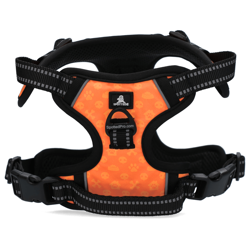 Spotted! Pro No Pull Harnas Oranje - all for animals