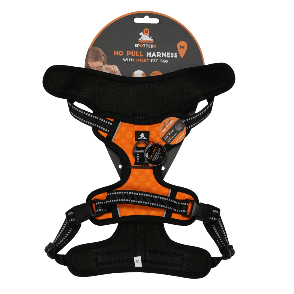 Spotted! Pro No Pull Harnas Oranje - all for animals