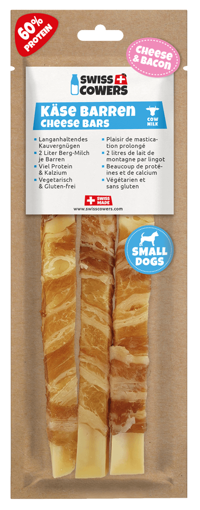 SwissCowers Cheese Bars Bacon - all for animals