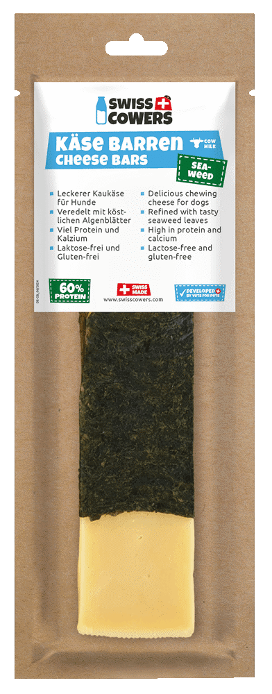 SwissCowers Cheese Bars Seaweed - all for animals