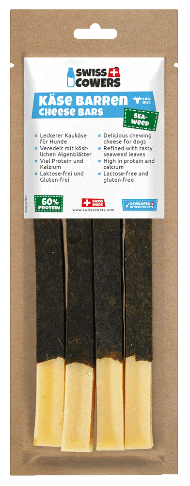 SwissCowers Cheese Bars Seaweed - all for animals
