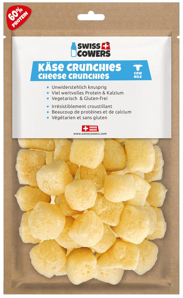 SwissCowers Cheese Crunchies Original (28 beloningen) - all for animals