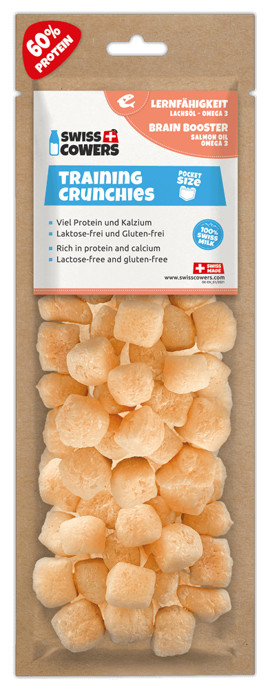 SwissCowers Cheese Crunchies Training Brain Booster (30 beloningen) - all for animals