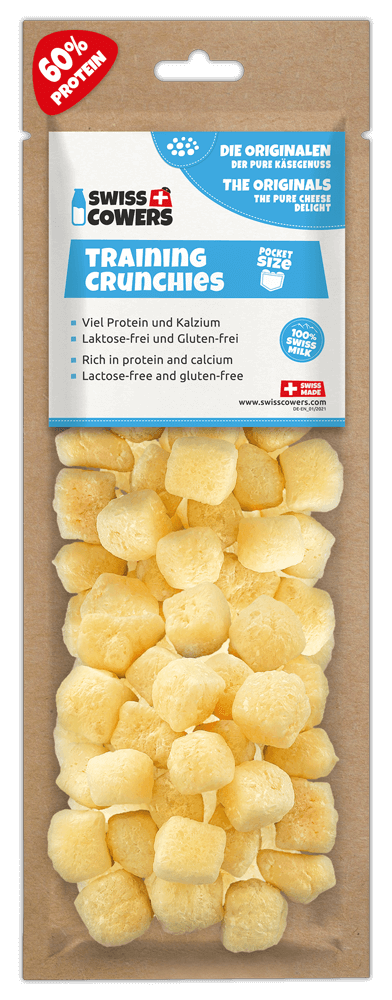 SwissCowers Cheese Crunchies Training Original (30 beloningen) - all for animals