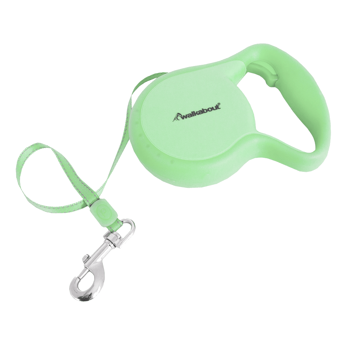 Walkabout Retractable Leash Glow in the Dark