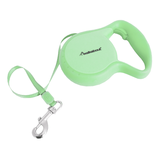 Walkabout Retractable Leash Glow in the Dark