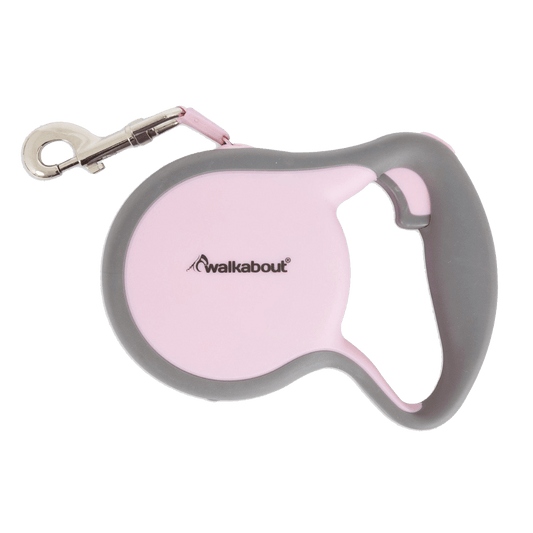 Walkabout Retractable Leash Roze - all for animals
