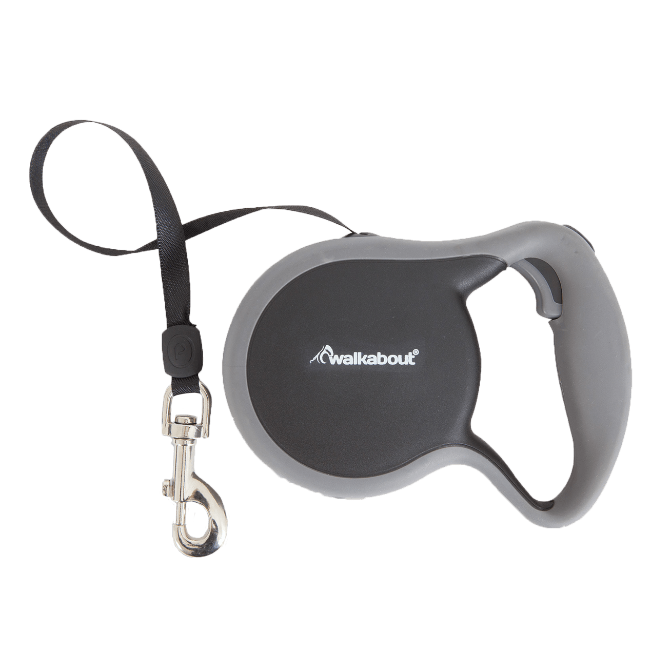Walkabout Retractable Leash Zwart - all for animals