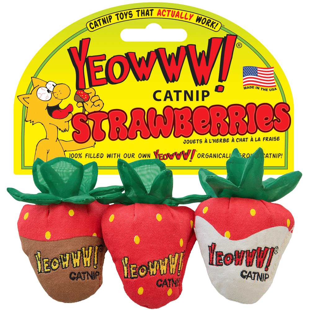 Yeowww! Strawberry 3 - pack - all for animals