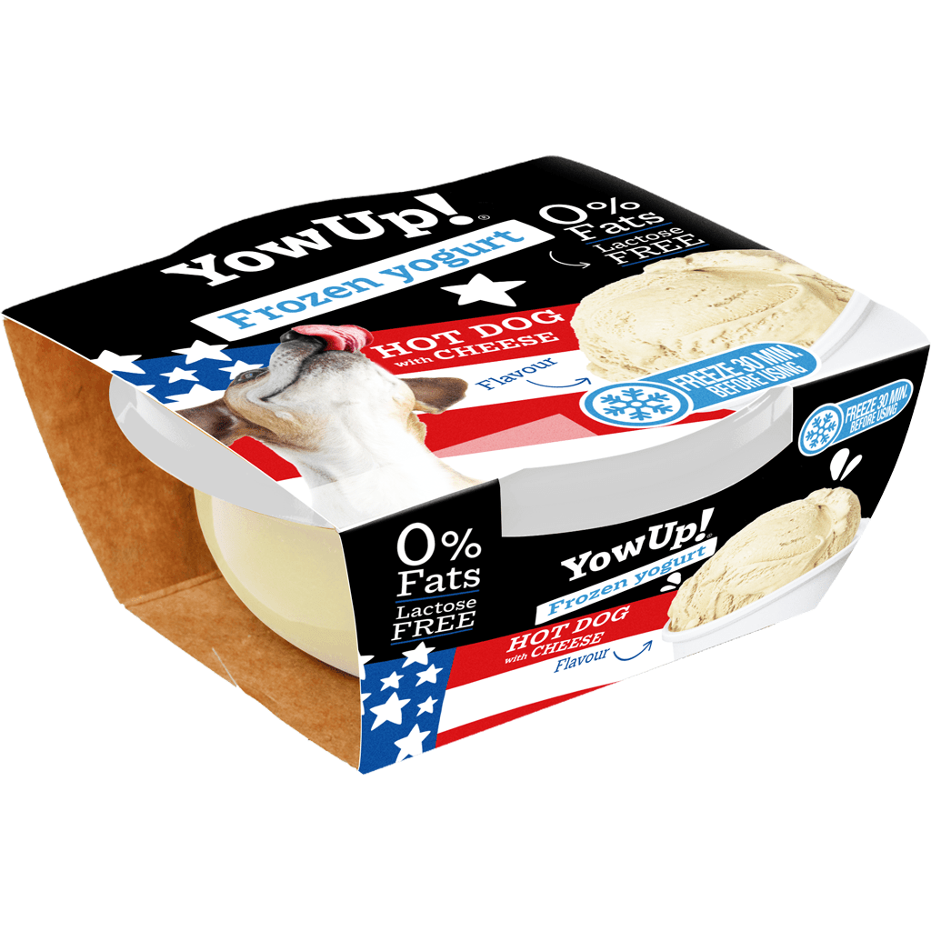 YowUp! Frozen Yoghurt Hot dog met Kaas - all for animals