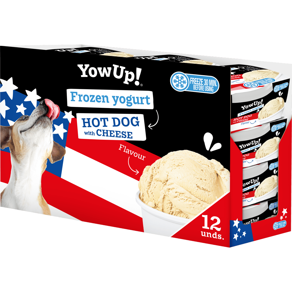 YowUp! Frozen Yoghurt Hot dog met Kaas - all for animals